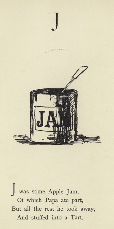 J-kirjain tekijältä Edward Lear