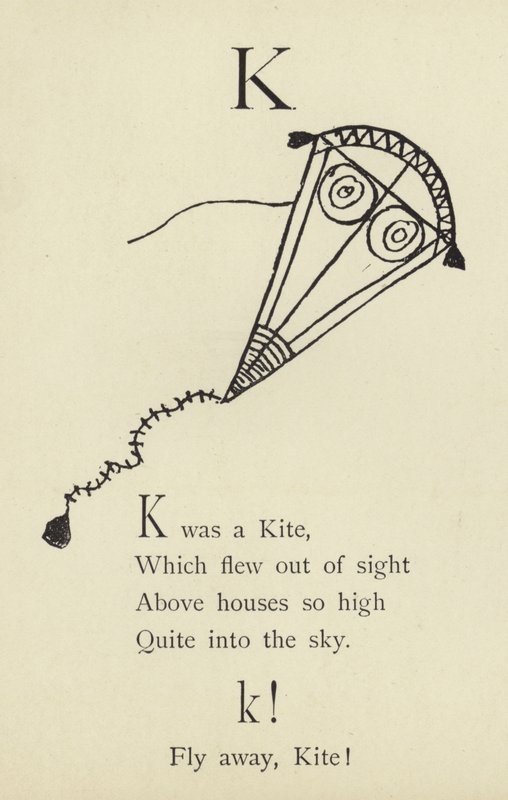 Kirjain K tekijältä Edward Lear