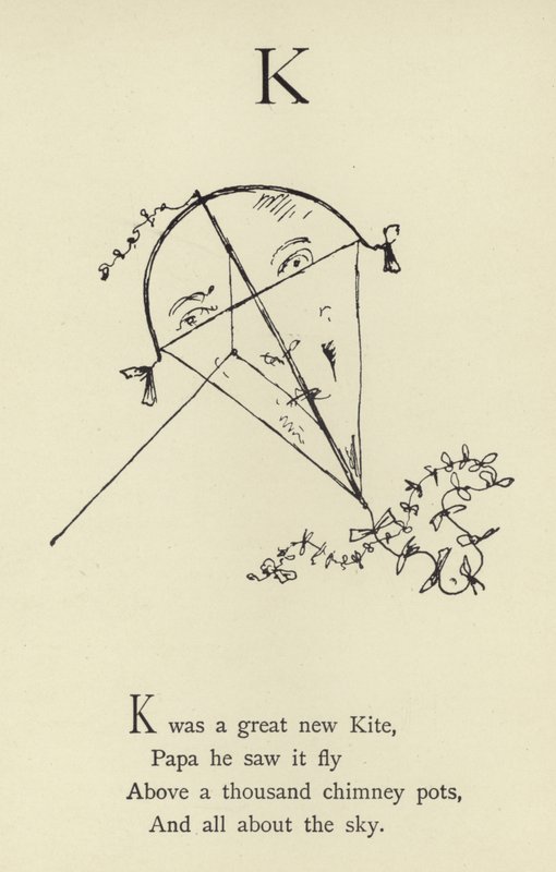 Kirjain K tekijältä Edward Lear