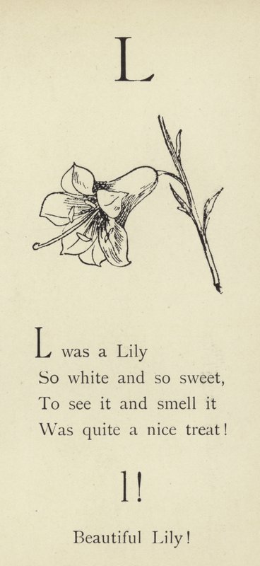 Kirjain L tekijältä Edward Lear