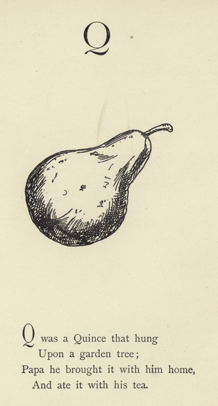 Kirjain Q tekijältä Edward Lear