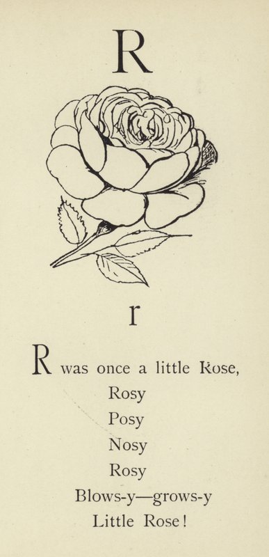 R-kirjain tekijältä Edward Lear