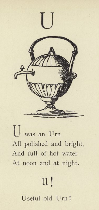 Kirjain U tekijältä Edward Lear