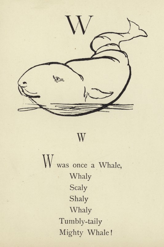 Kirjain W tekijältä Edward Lear