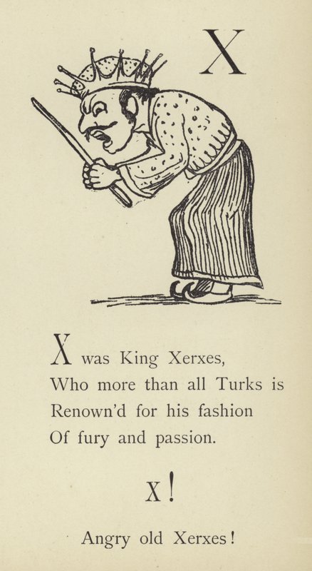 Kirjain X tekijältä Edward Lear