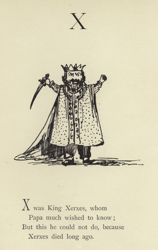 Kirjain X tekijältä Edward Lear