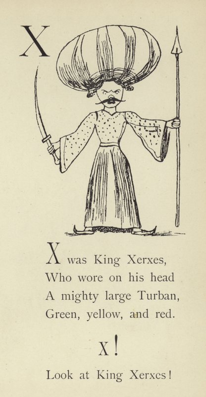Kirjain X tekijältä Edward Lear