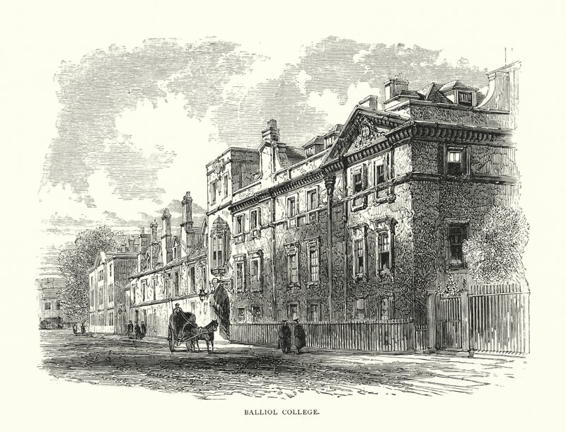 Balliol College (kaiverrus) tekijältä Edward (after) Whymper