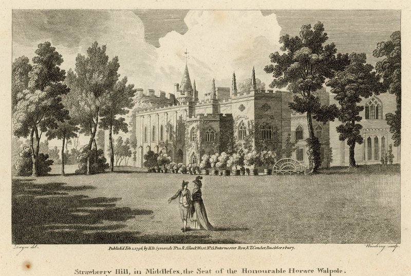 Strawberry Hill, Twickenham, Lontoo, Honorable Horace Walpolen kotipaikka tekijältä Edward Dayes