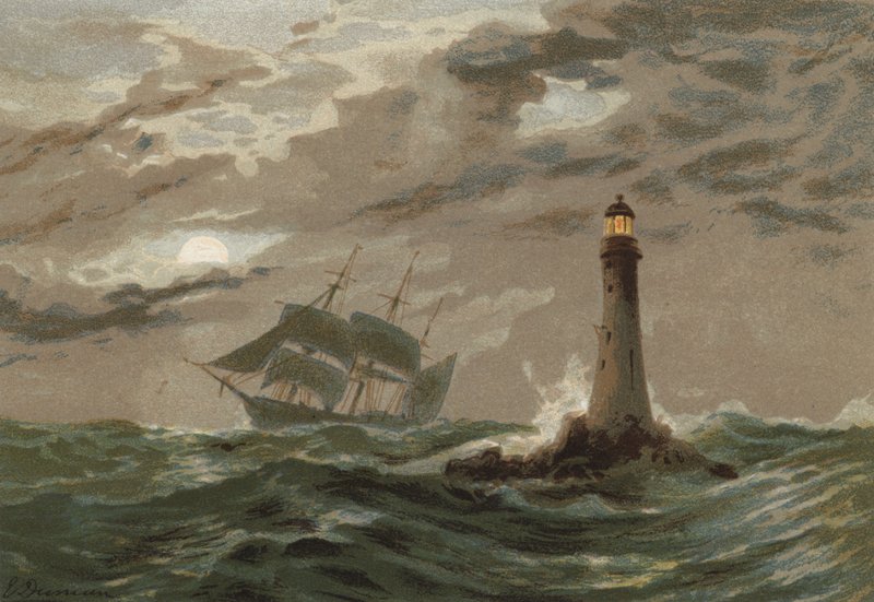 Moonlight, Eddystonen majakka tekijältä Edward Duncan