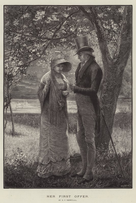 Hänen ensimmäinen tarjouksensa tekijältä Edward Frederick Brewtnall