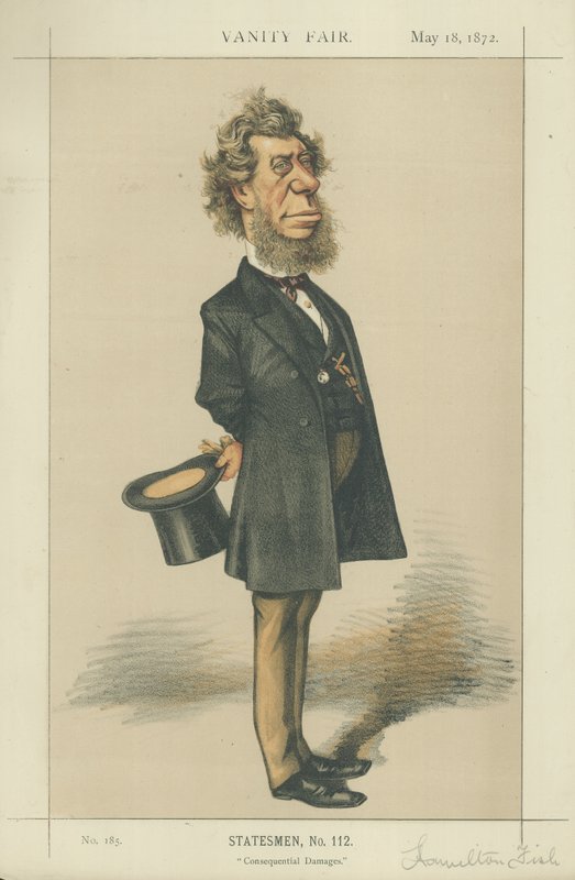 Kunnianarvoisa Hamilton Fish, Yhdysvaltain ulkoasiainministeriö tekijältä Edward Frederick Brewtnall
