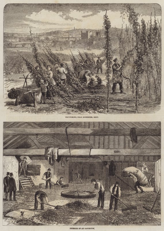 Humalapoiminta Kentissä tekijältä Edward Hull