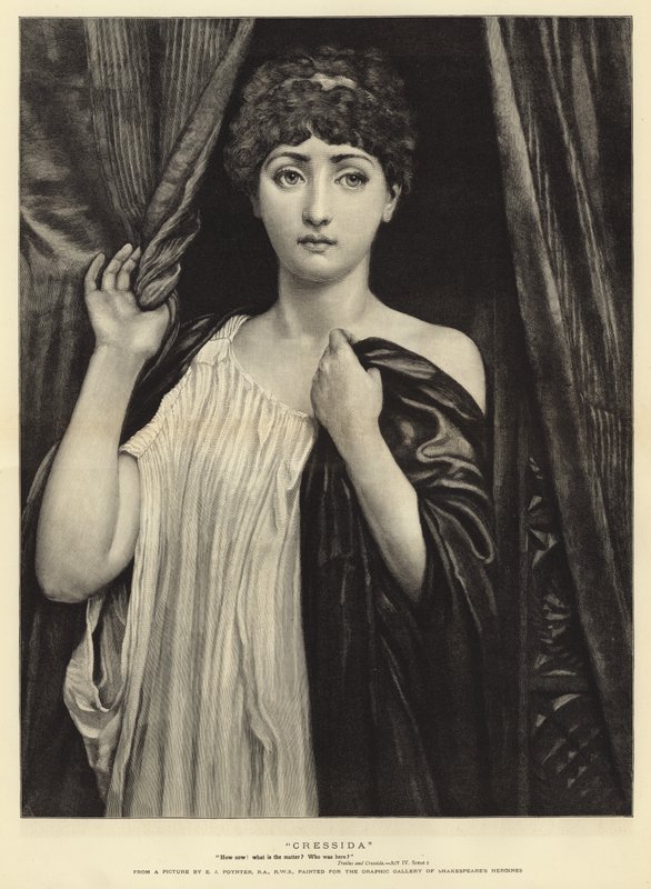 Cressida (kaiverrus) tekijältä Edward John (after) Poynter