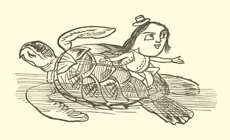 Yonghy-Bongy-Bon seurustelu (kaiverrus) tekijältä Edward Lear