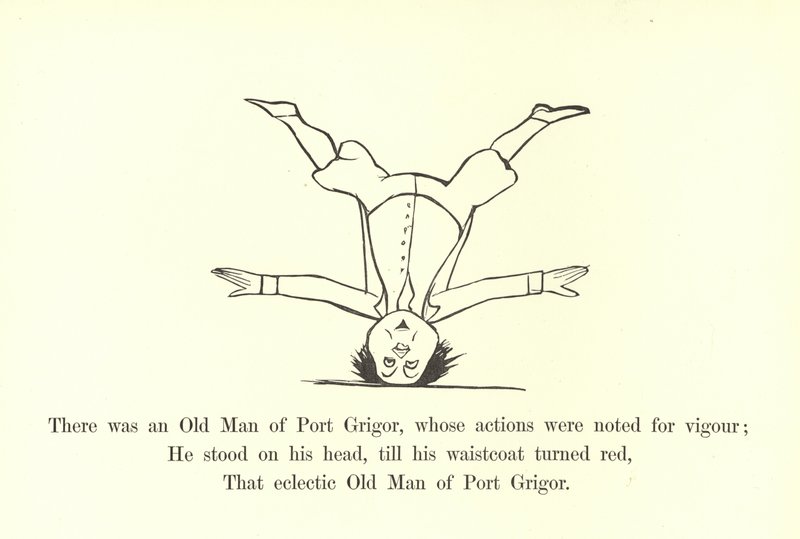 Siellä oli Port Grigorin vanha mies, jonka toiminnasta huomattiin tarmoa tekijältä Edward Lear