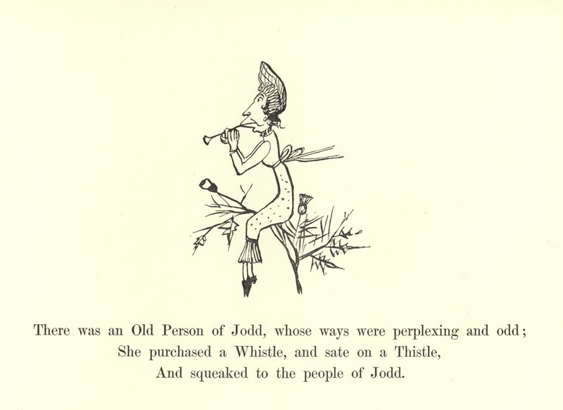 Joddissa oli vanha henkilö, jonka tavat olivat hämmentäviä ja omituisia tekijältä Edward Lear