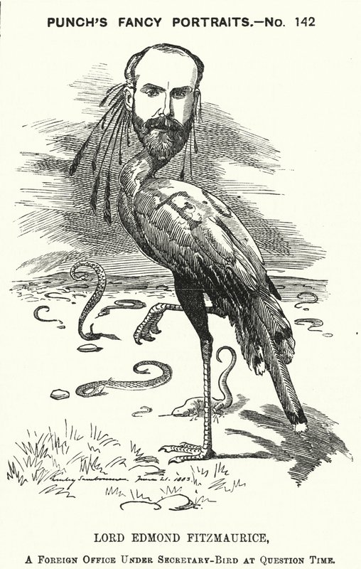 Punch sarjakuva: Edmond Fitzmaurice tekijältä Edward Linley (after) Sambourne