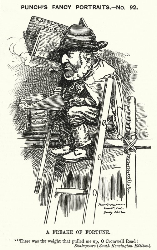 Punch-sarjakuva: Sir Charles James Freake tekijältä Edward Linley (after) Sambourne