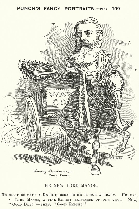 Punch-sarjakuva: Sir Robert Fowler tekijältä Edward Linley (after) Sambourne