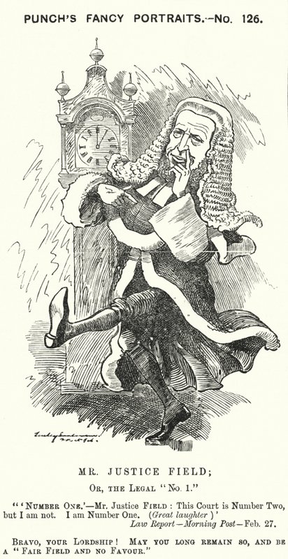 Punch sarjakuva: William Field tekijältä Edward Linley (after) Sambourne