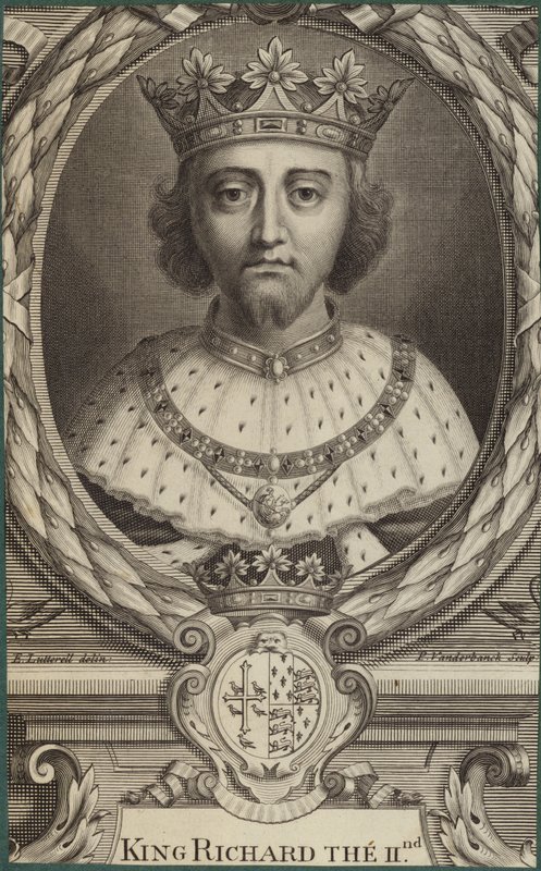 Englannin kuninkaan Richard II:n muotokuva tekijältä Edward Lutterell