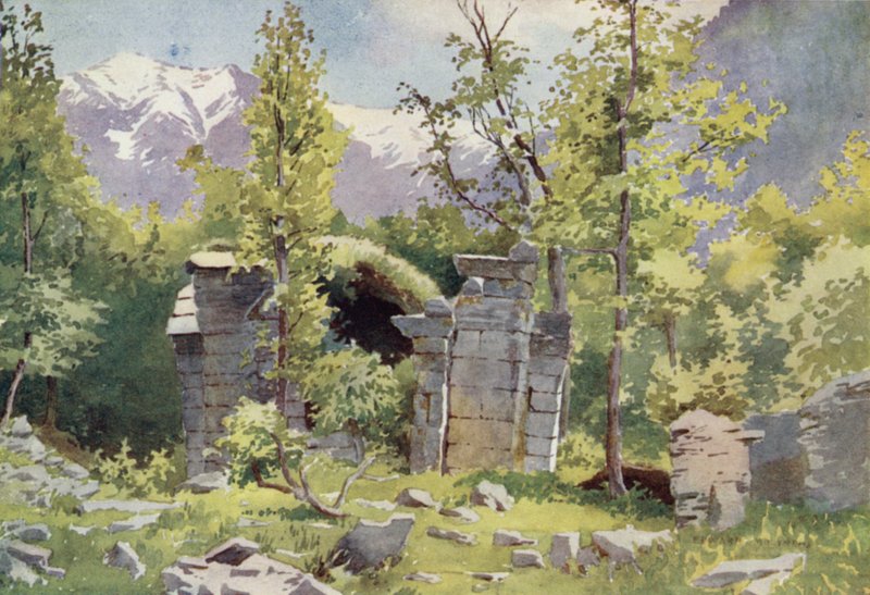 Temppelien rauniot, Wangat, Sind Valley tekijältä Edward Mary Joseph Molyneux