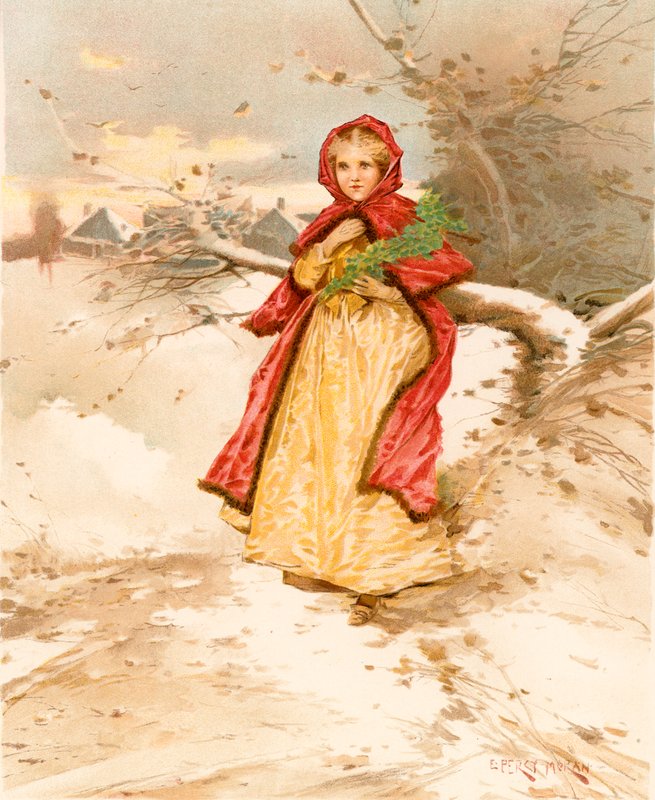 Siirtomaalainen punahilkka tekijältä Edward Percy Moran
