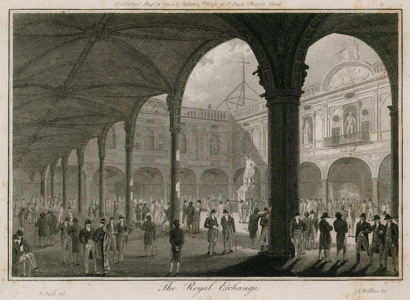 Royal Exchange, Lontoo tekijältä Edward Pugh