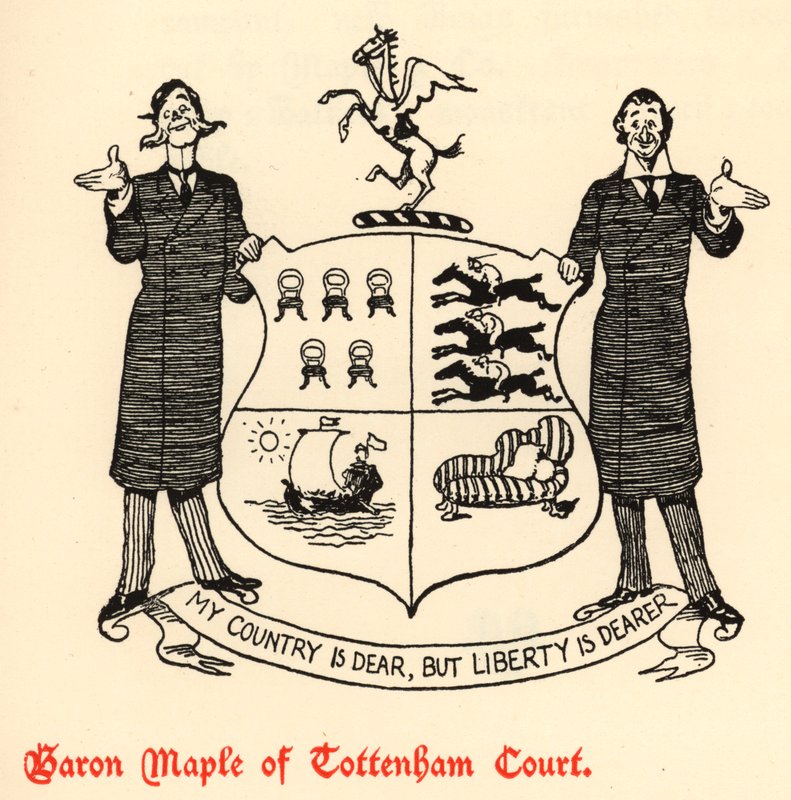 Baron Maple of Tottenham Court (kaiverrus) tekijältä Edward Tennyson Reed