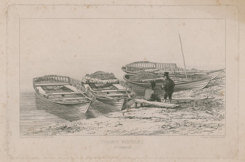 Thames Wherries tekijältä Edward William Cooke