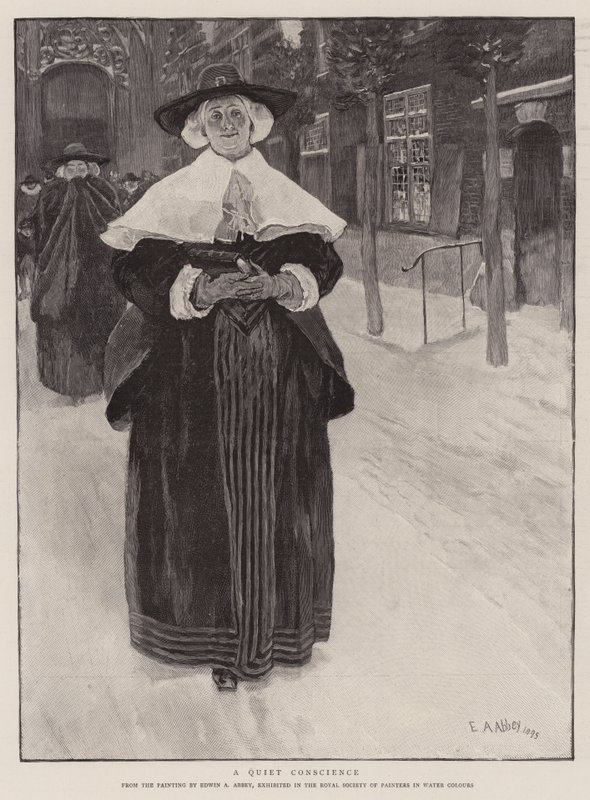 Hiljainen omatunto tekijältä Edwin Austin Abbey