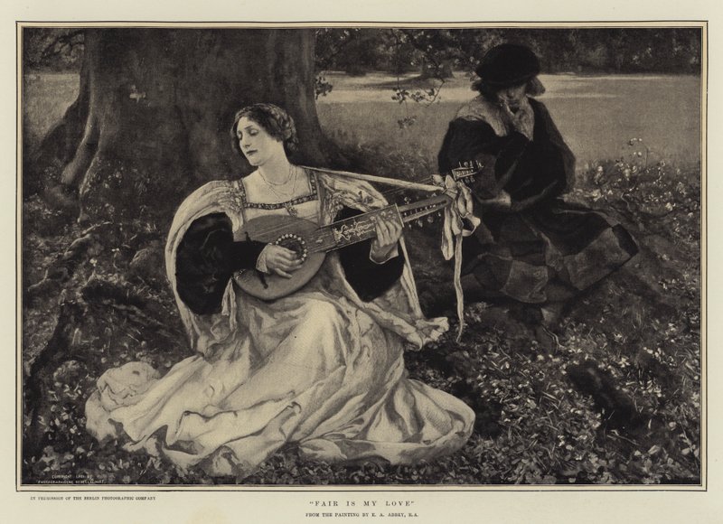 Reilu on rakkaani tekijältä Edwin Austin Abbey