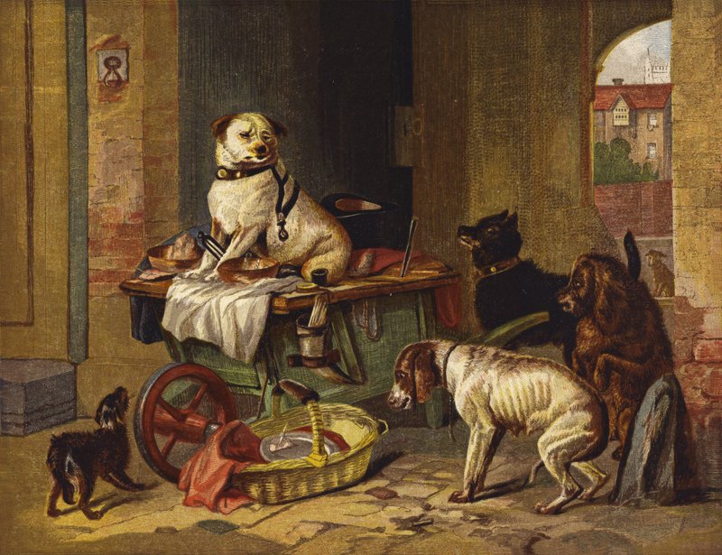 Jack toimistossa tekijältä Edwin Landseer