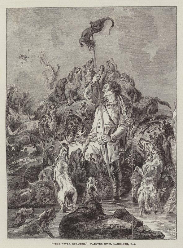 Saukkon keihäs tekijältä Edwin Landseer
