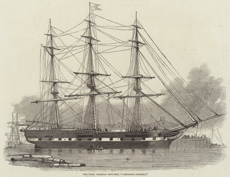 New York American Line-Ship, Cornelius Grinnell tekijältä Edwin Weedon