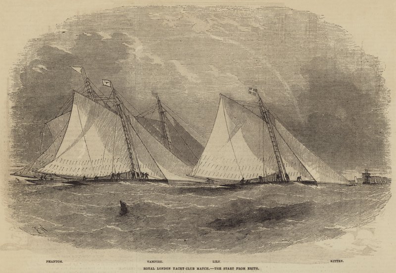 Royal London Yacht Club Match, aloitus Erithistä tekijältä Edwin Weedon