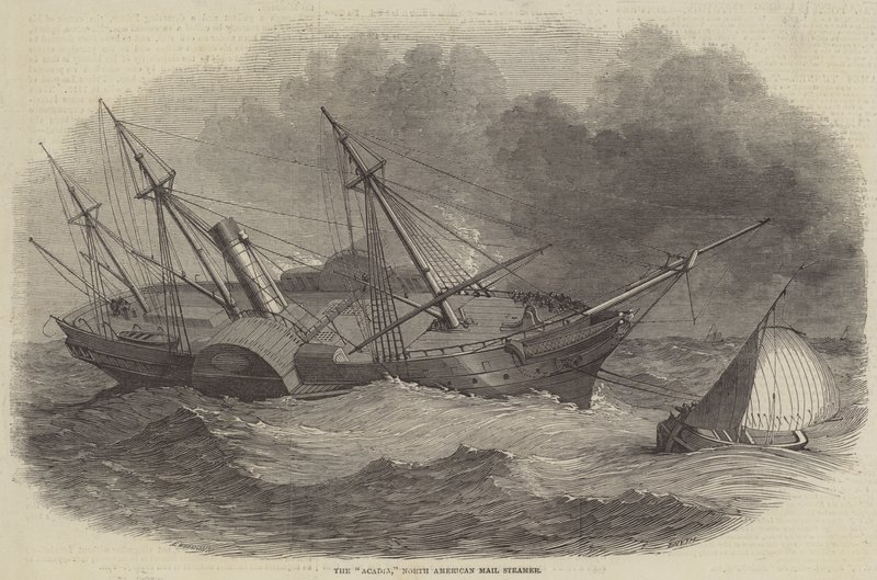 Acadia, Pohjois-Amerikan Mail Steamer tekijältä Edwin Weedon