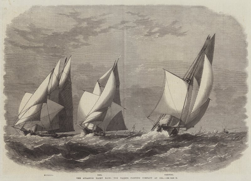 Atlantic Yacht Race, jahdit eroavat merellä tekijältä Edwin Weedon
