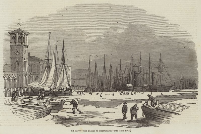 The Frost, Thames Billingsgatessa tekijältä Edwin Weedon