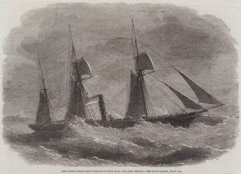 Union Steam-Ship Companyn Cape Mail Steamer Briton tekijältä Edwin Weedon