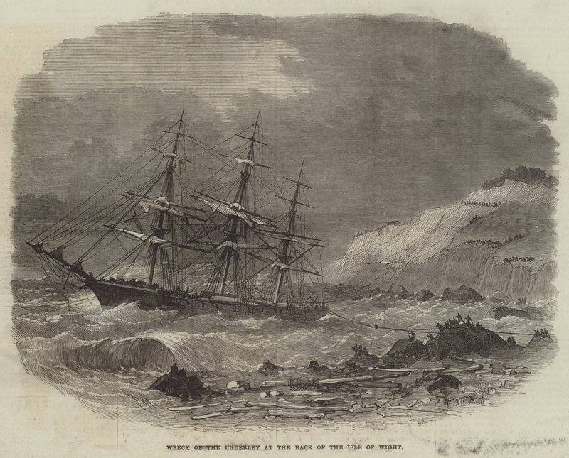 Underleyn hylky Isle of Wightin takaosassa tekijältä Edwin Weedon