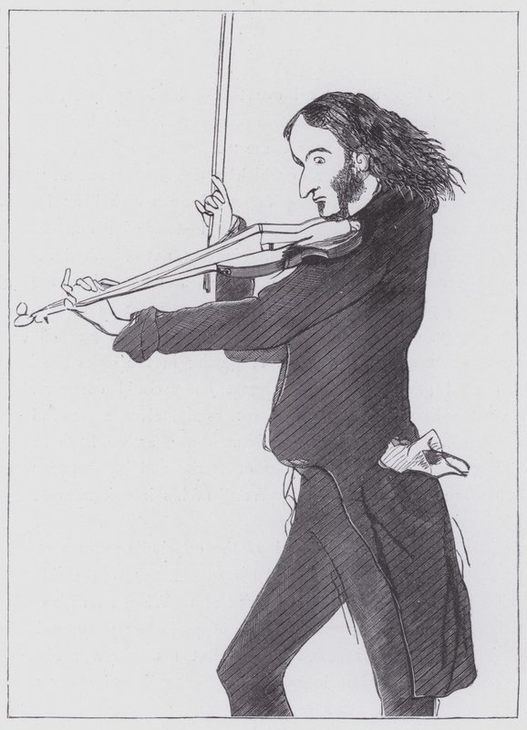 Nicolo Paganini tekijältä Edwin (after) Landseer