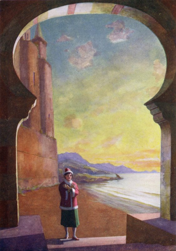 Auringonlaskun aikaan hän astui palatsiin tekijältä Edwin Arthur Norbury