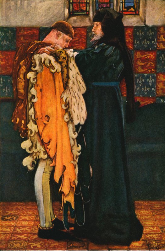 Kuningas Henrik IV ja prinssi Henrik tekijältä Edwin Austin after Abbey