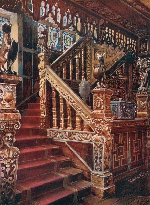 Veistetty Oaken Stairway, Godinton tekijältä Edwin John Foley