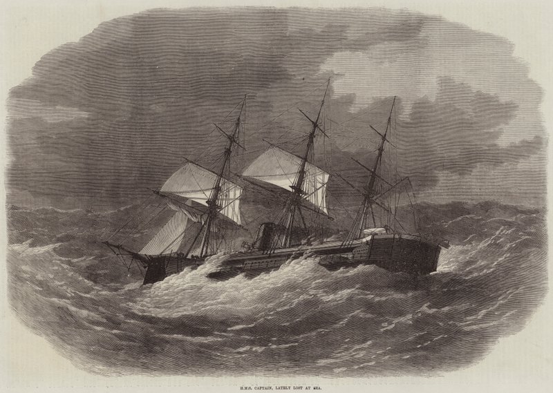 HMS Captain, hiljattain kadonnut merellä tekijältä Edwin Weedon