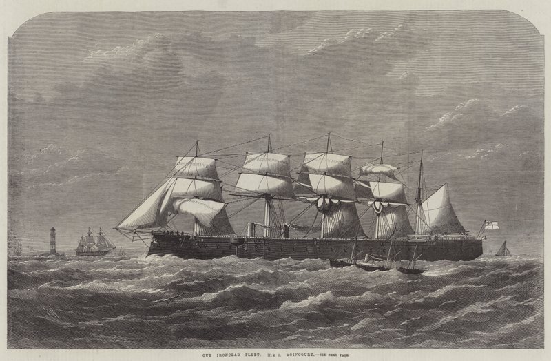 Rautahylkylaivastomme, HMS Agincourt tekijältä Edwin Weedon