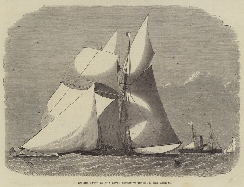 Royal London Yacht Clubin purjehdusottelu tekijältä Edwin Weedon