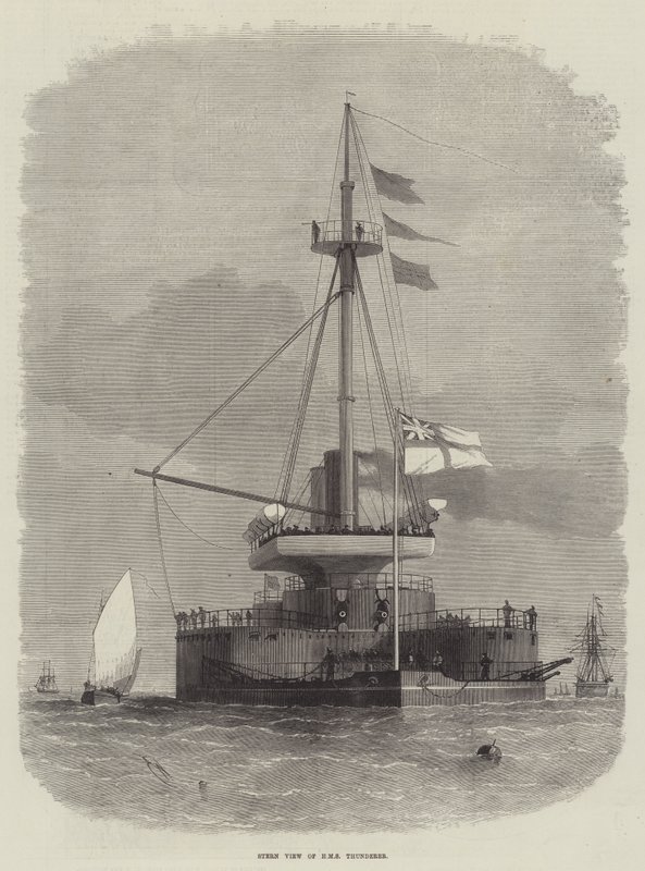 HMS Thundererin peränäkymä tekijältä Edwin Weedon